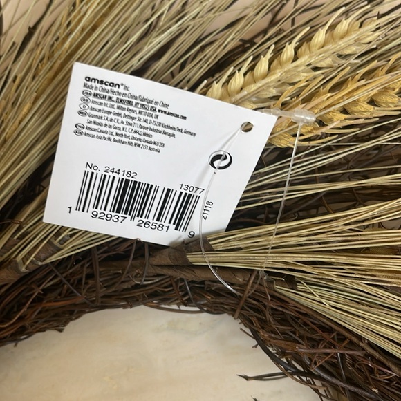 New Natural Fibers Fall Wreath (Final Price) - Picture 5 of 6